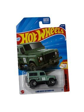 Hot Wheels Land Rover Defender 90 • Then & Now Series • Green #68 • 2025 Mainlin
